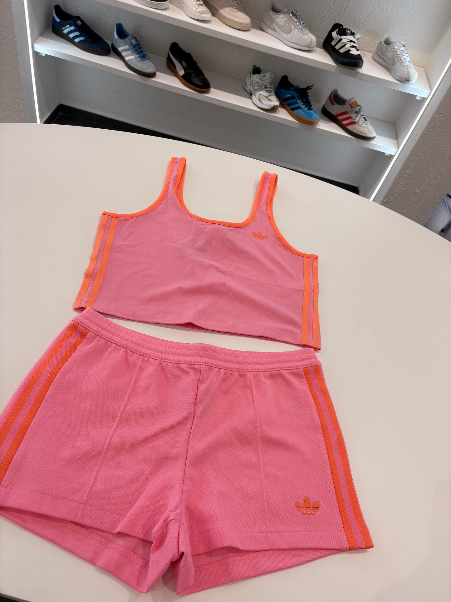 Coordinato Adidas canotta pink/orange