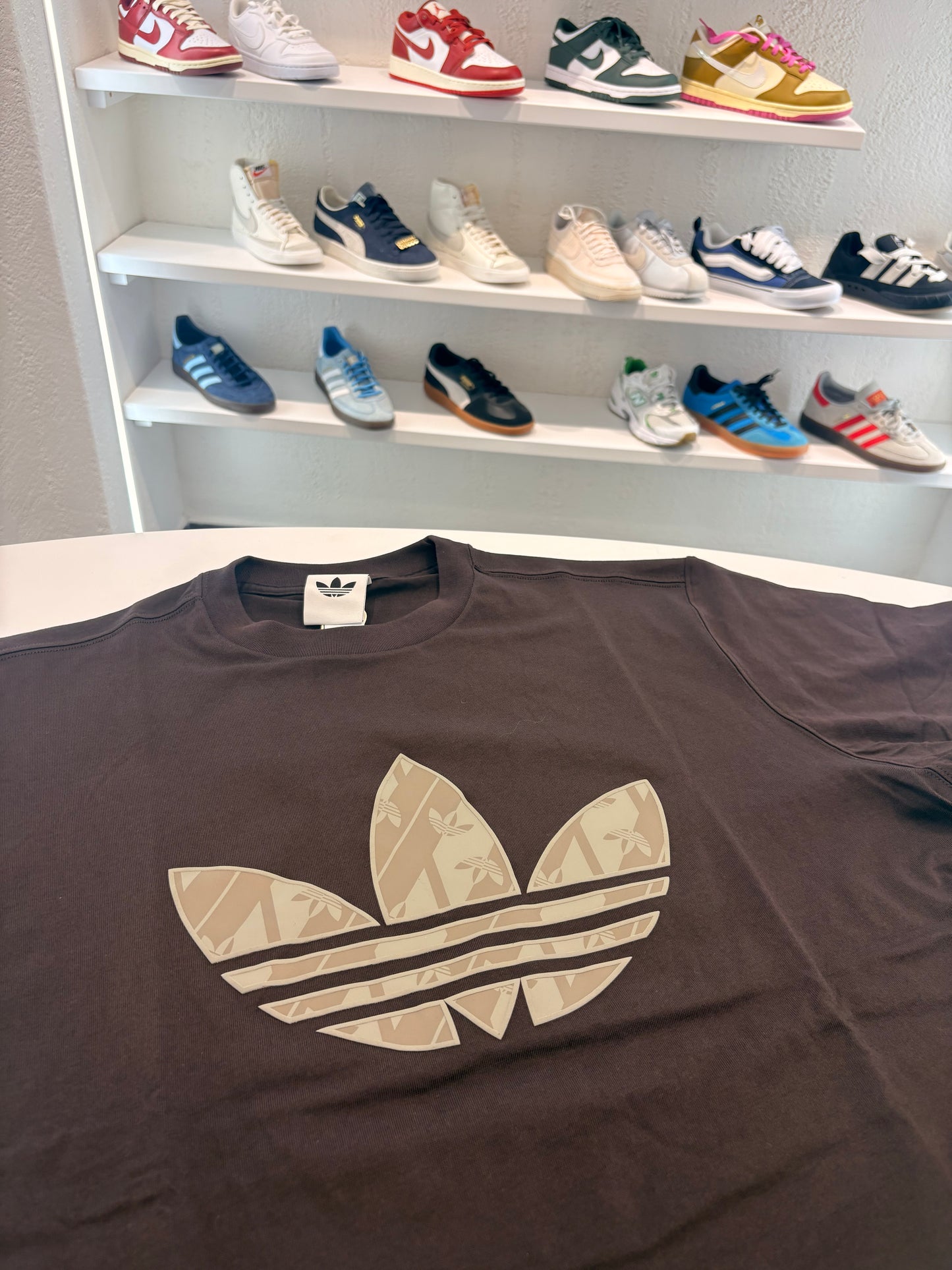 Coordinato Adidas brown logo monogramm