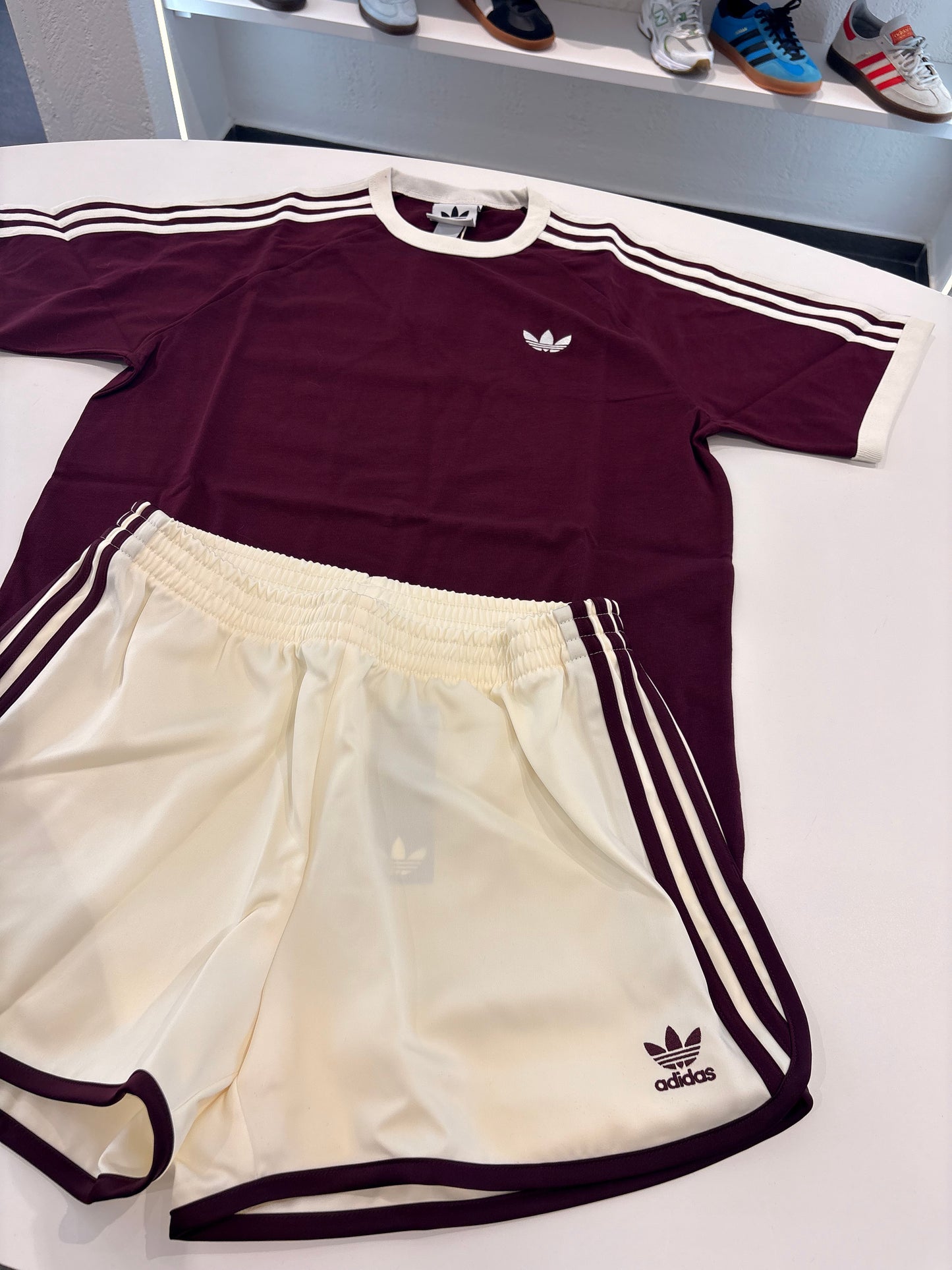 Coordinato sprinter bordeaux t-shirt