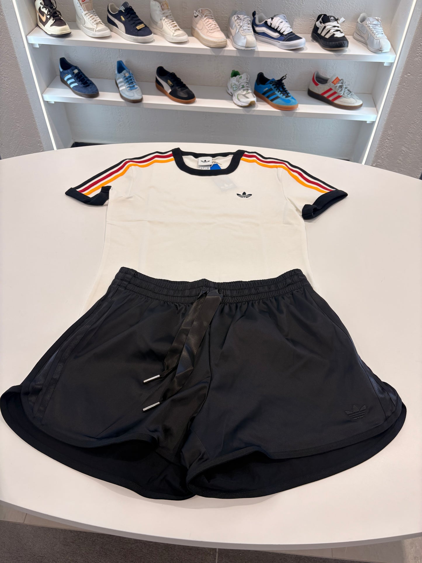 Coordinato Adidas 3lines multicolor Red/black/yellow