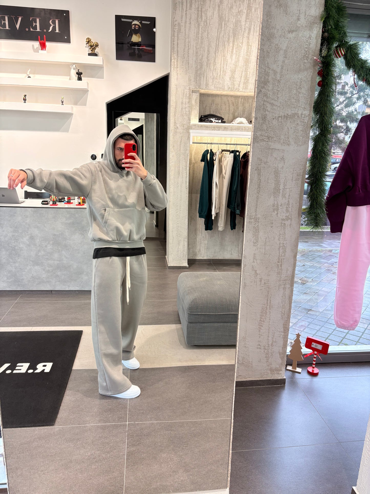 Tuta Unisex Grigio topo