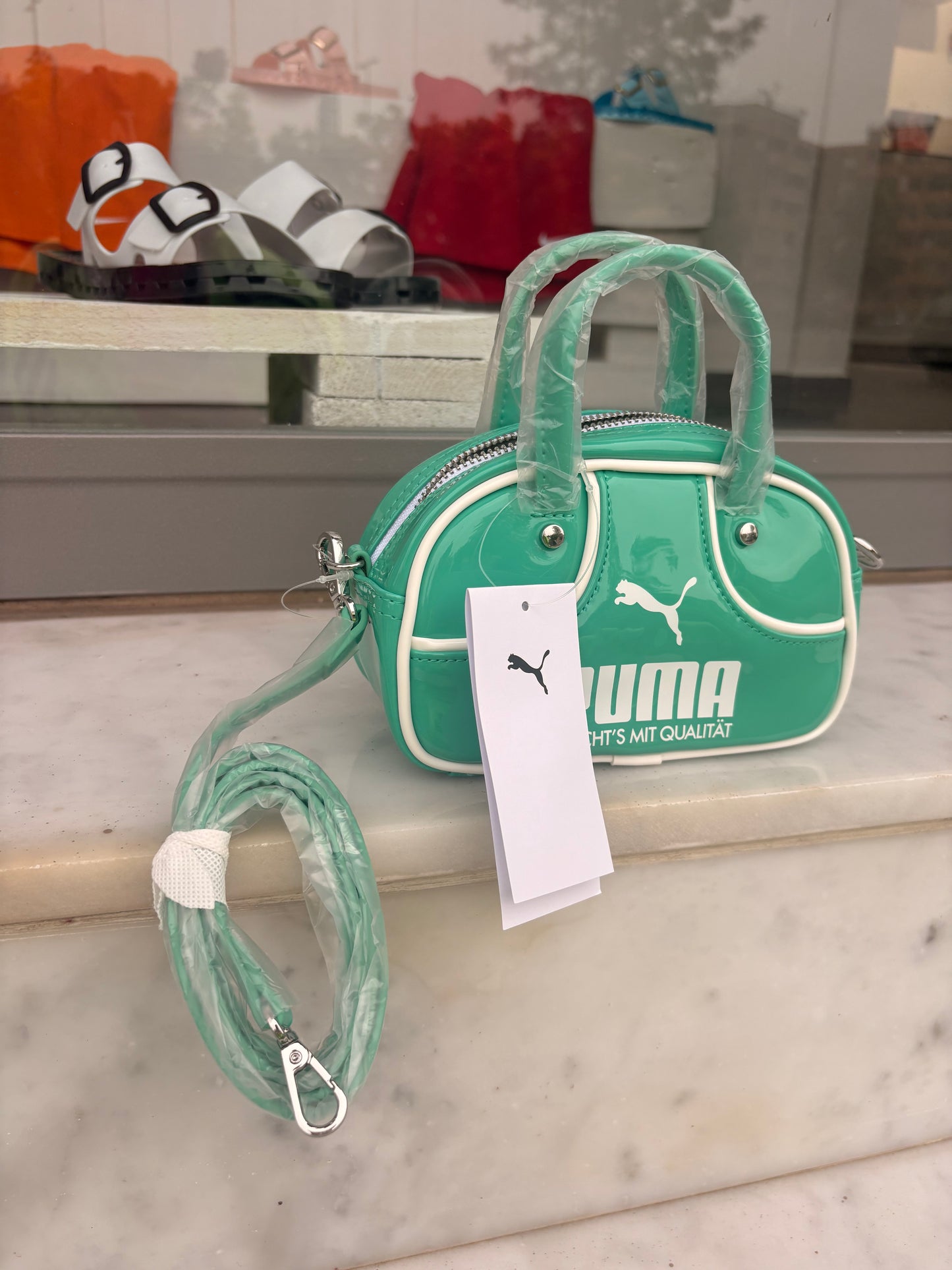 Borsetta Puma verde acqua