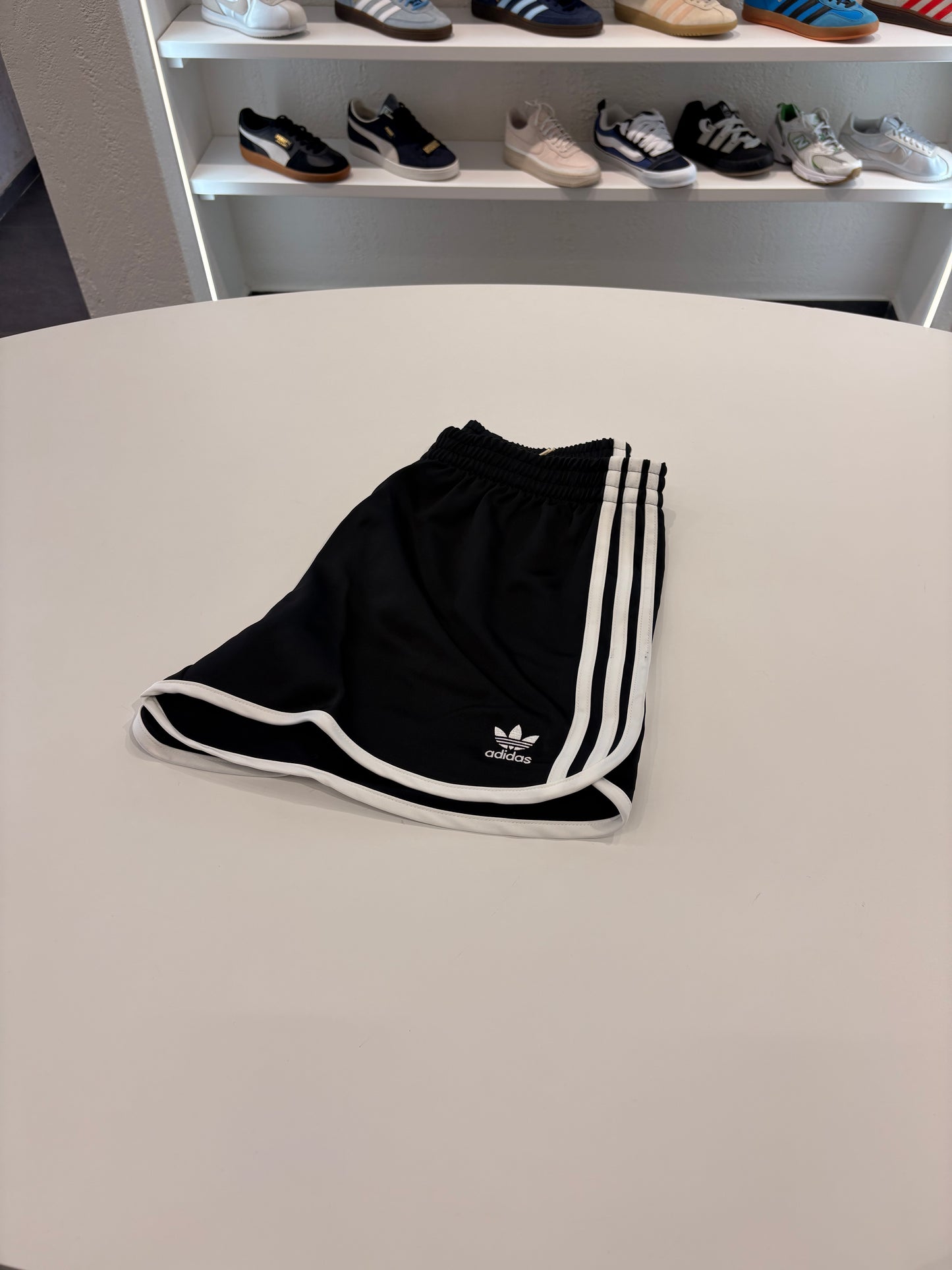 Short adicolor 3 stripes nero