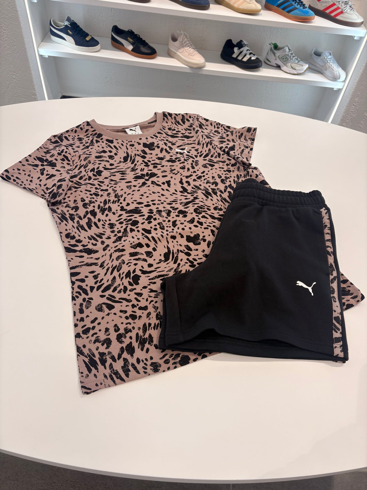 Coordinato puma black animalier