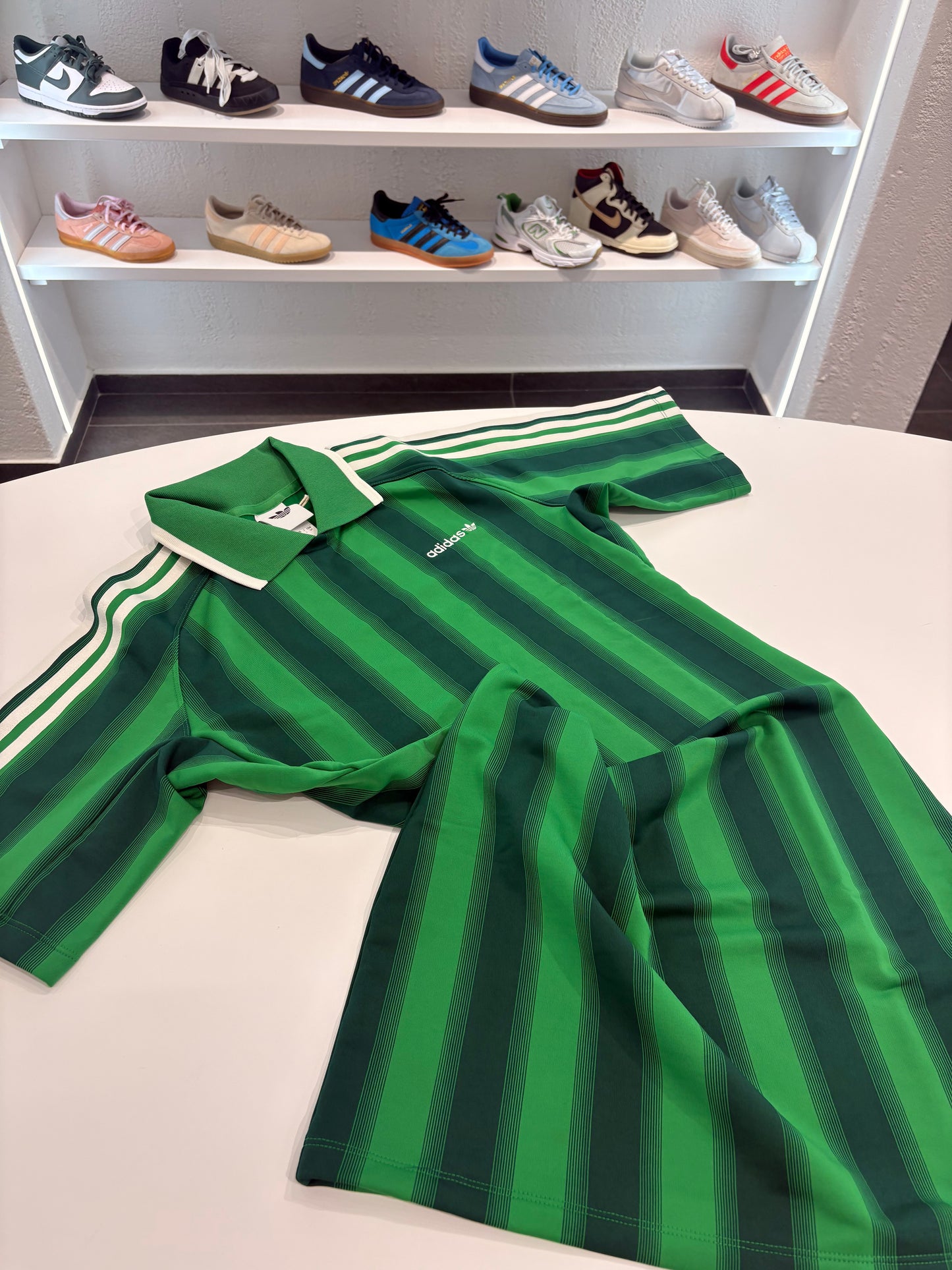 Vestito di maglina Adidas FOOTIE GREEN