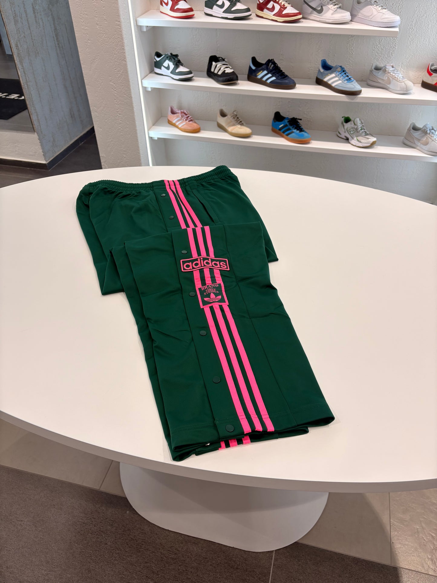 Pant Adidas collegiate Green/ lucid pink