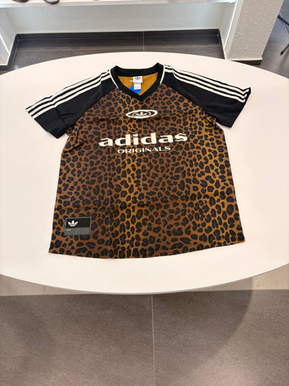 T-shirt Adidas Leopard spalla 3lines black