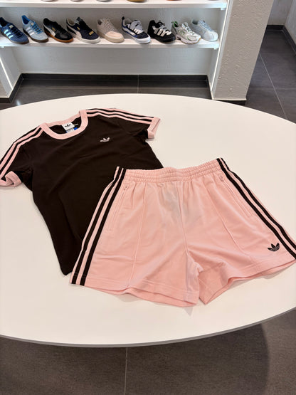Coordinato slim fit brown sfum pink
