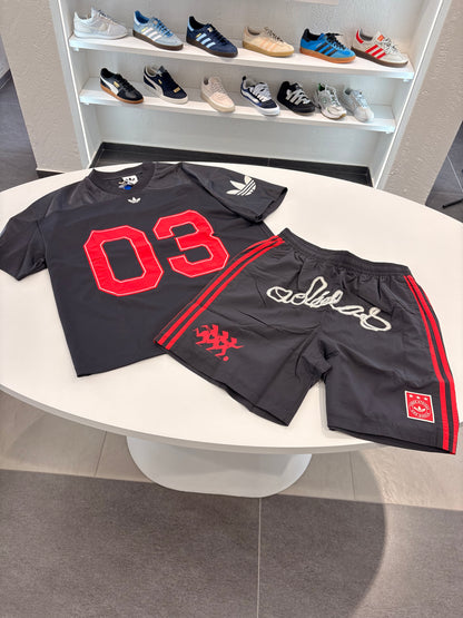 Coordinato Adidas ONE WORLD BLACK/RED