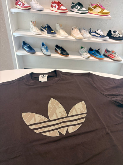Coordinato Adidas brown logo monogramm