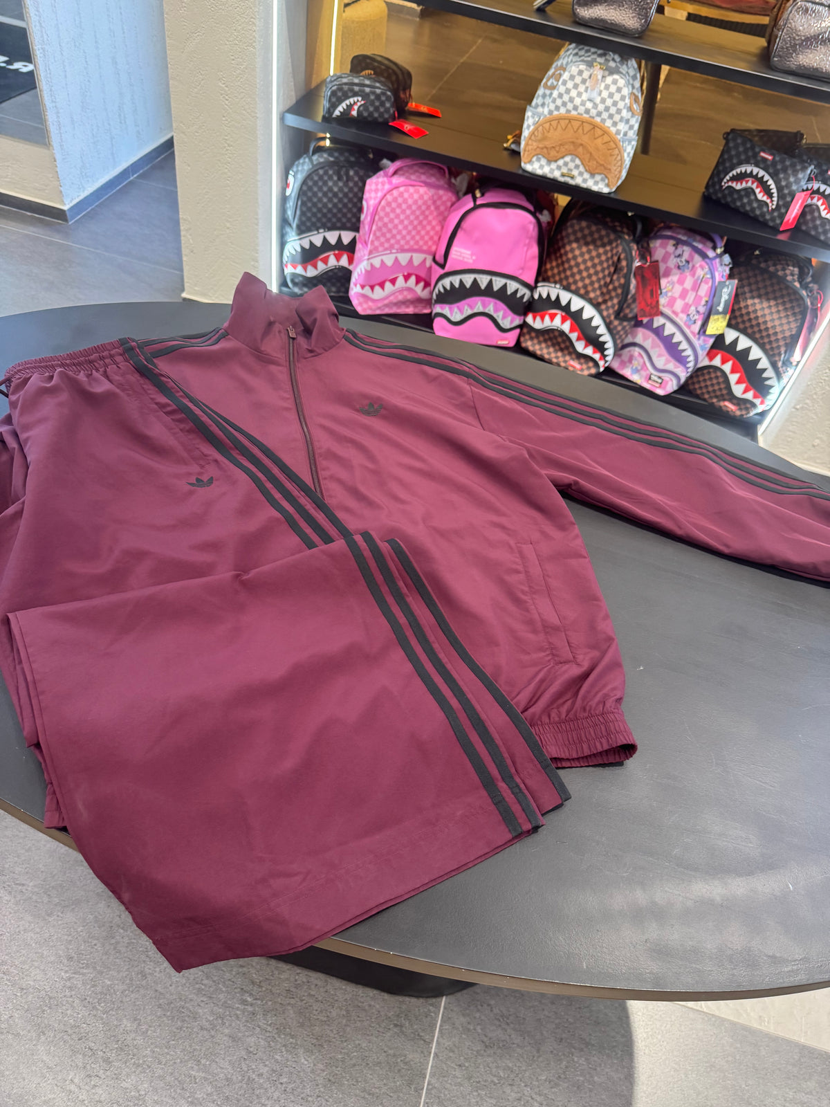 Tuta Adidas adilenium bordeaux