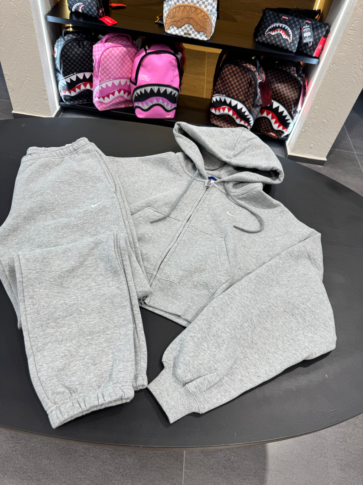 Tuta Nike oversize X zip grigia