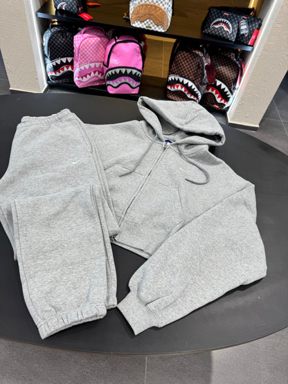 Tuta Nike oversize X zip grigia