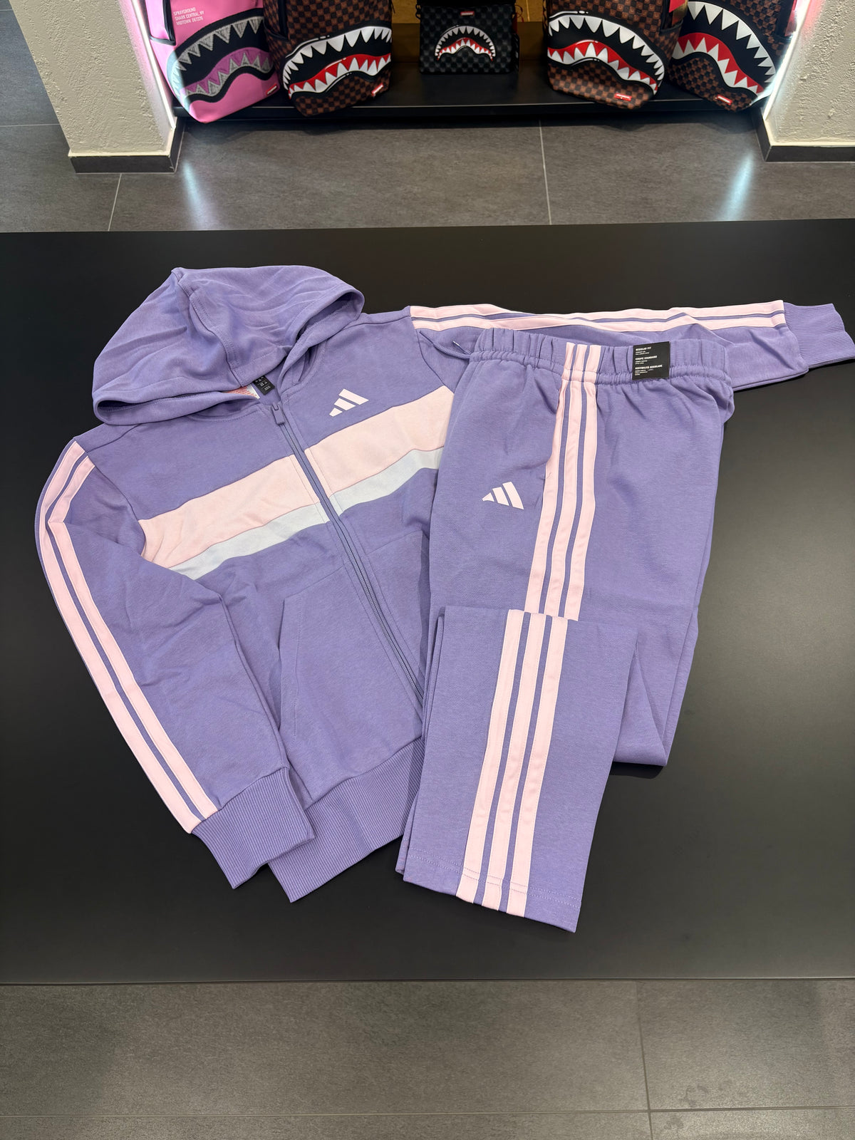 Tuta Adidas seasonal kids 3s lilla