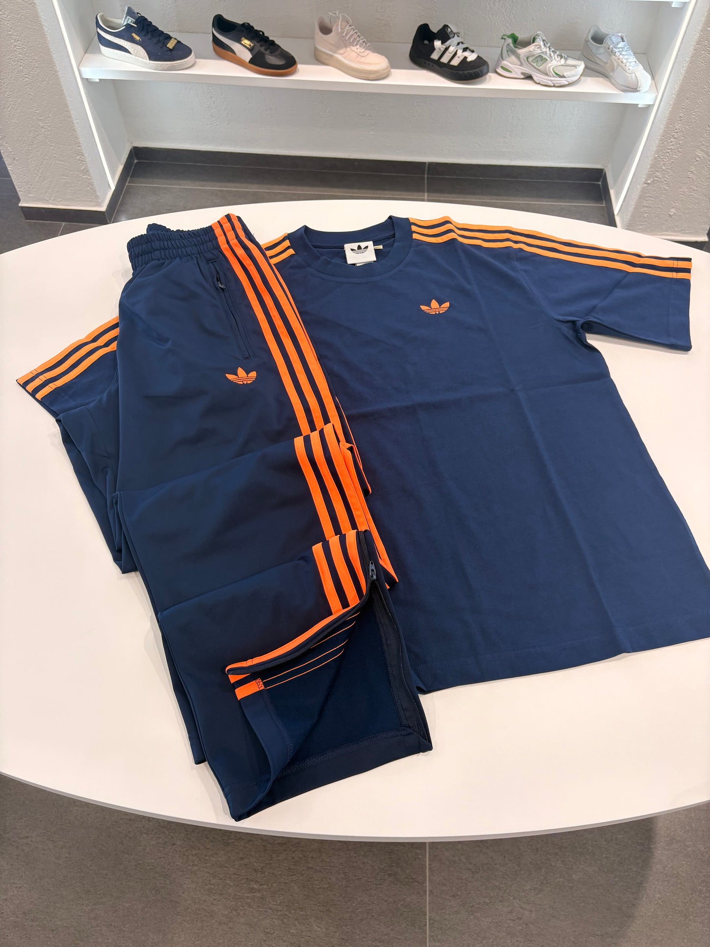 Coordinato Adidas blue/orange