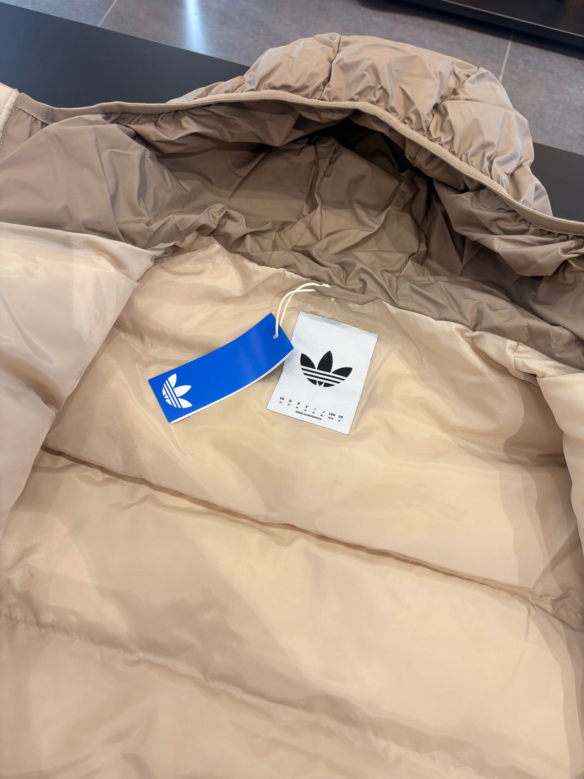 Bomber Adidas uomo beige