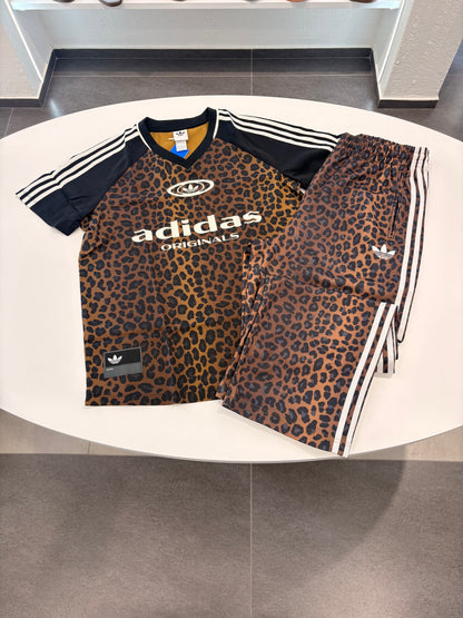 Coordinato adidas Leopard spalla 3lines black