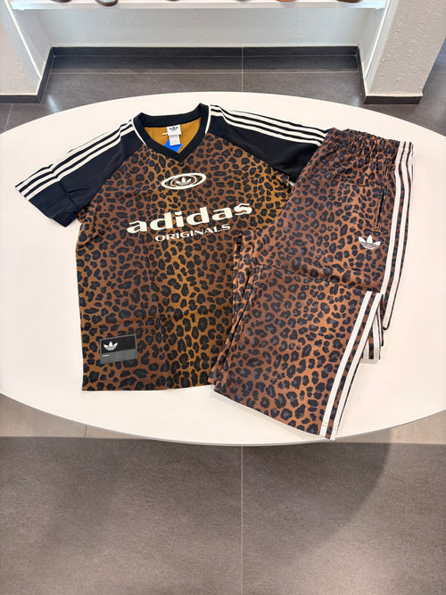 Coordinato adidas Leopard spalla 3lines black