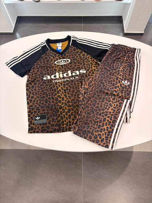 Coordinato adidas Leopard spalla 3lines black