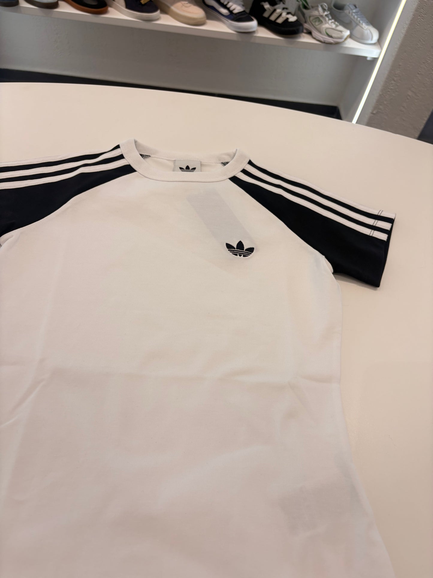 T-shirt Slim fit SST TEE black/white