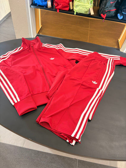 Tuta Adidas firebird Classic crop bordeaux
