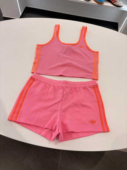 Coordinato Adidas canotta pink/orange