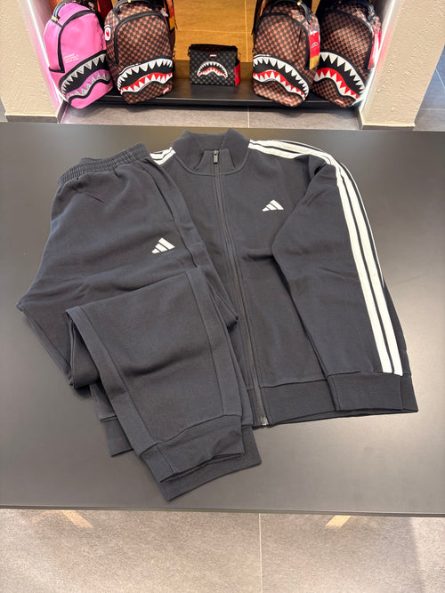 Tuta Adidas felpata Nero