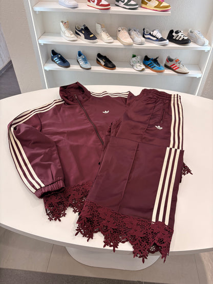 Tuta Adidas merletto SS2026/2027 Bordeaux