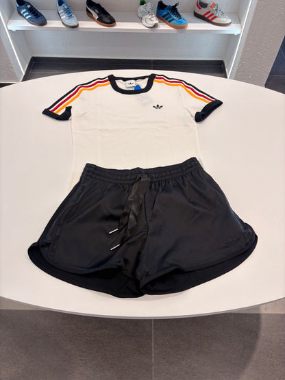 Coordinato Adidas 3lines multicolor Red/black/yellow