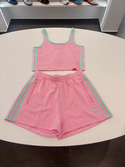 Coordinato Adidas top pink