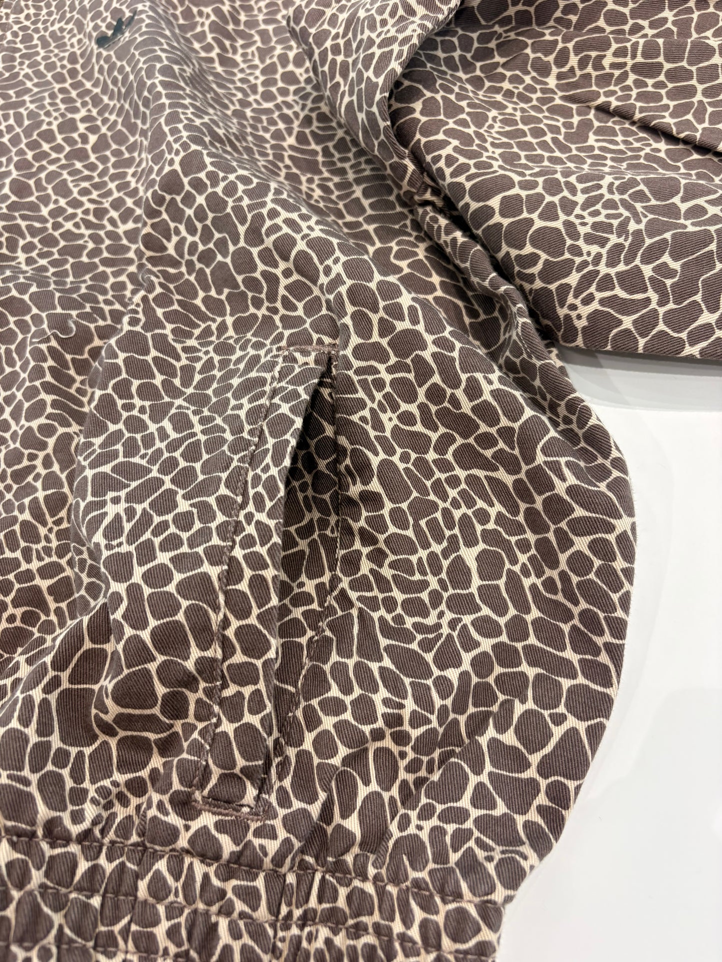 Jacket animalier oversized denim