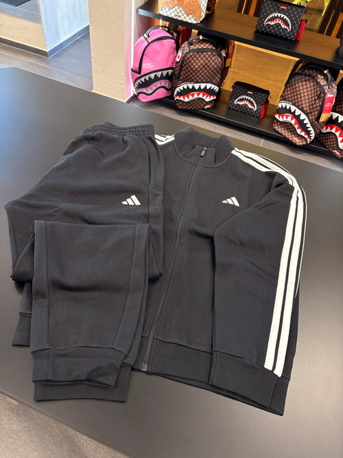 Tuta Adidas felpata Nero