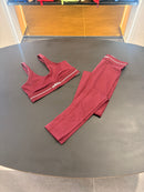 CORDSET tracktop leggings bordeaux