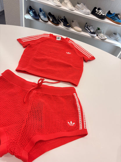 Coordinato Adidas traforato cali tee