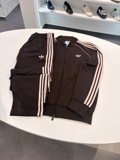 Tuta Adidas ORIGINALS brown/pink