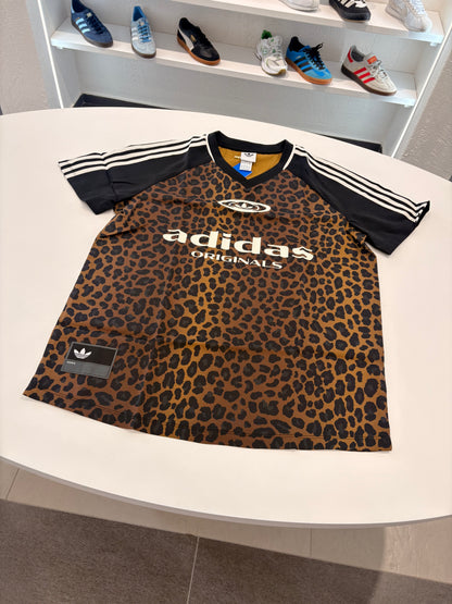 T-shirt Adidas Leopard spalla 3lines black