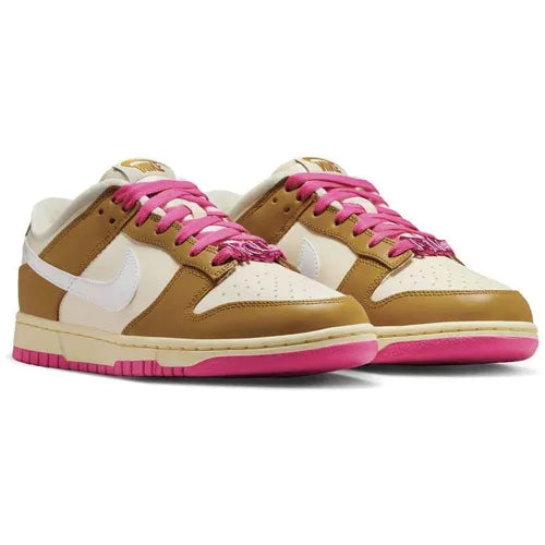 Nike Dunk Low SE Just Do it Bronzine Pink