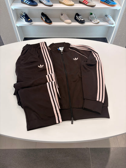 Tuta Adidas ORIGINALS brown/pink