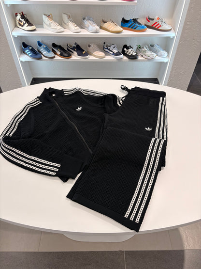 Coordinato traforato Adidas black
