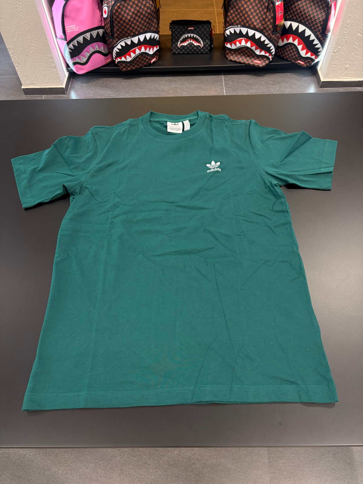 T-shirt Adidas basic verde scuro
