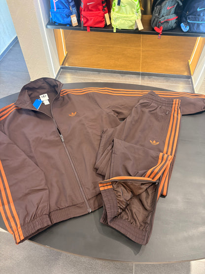 Tuta Adidas firebird woven brown/bronze 3lines tex