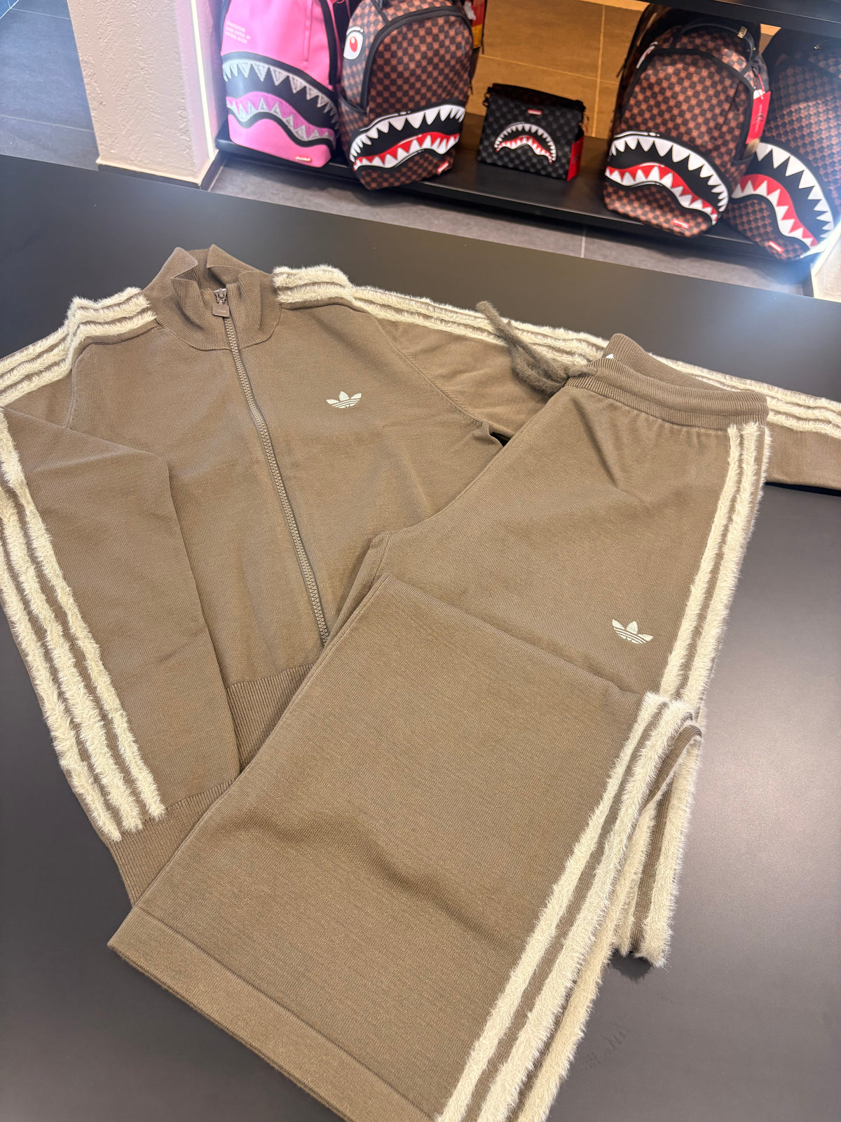 Tuta Adidas firebird 3lines peluche