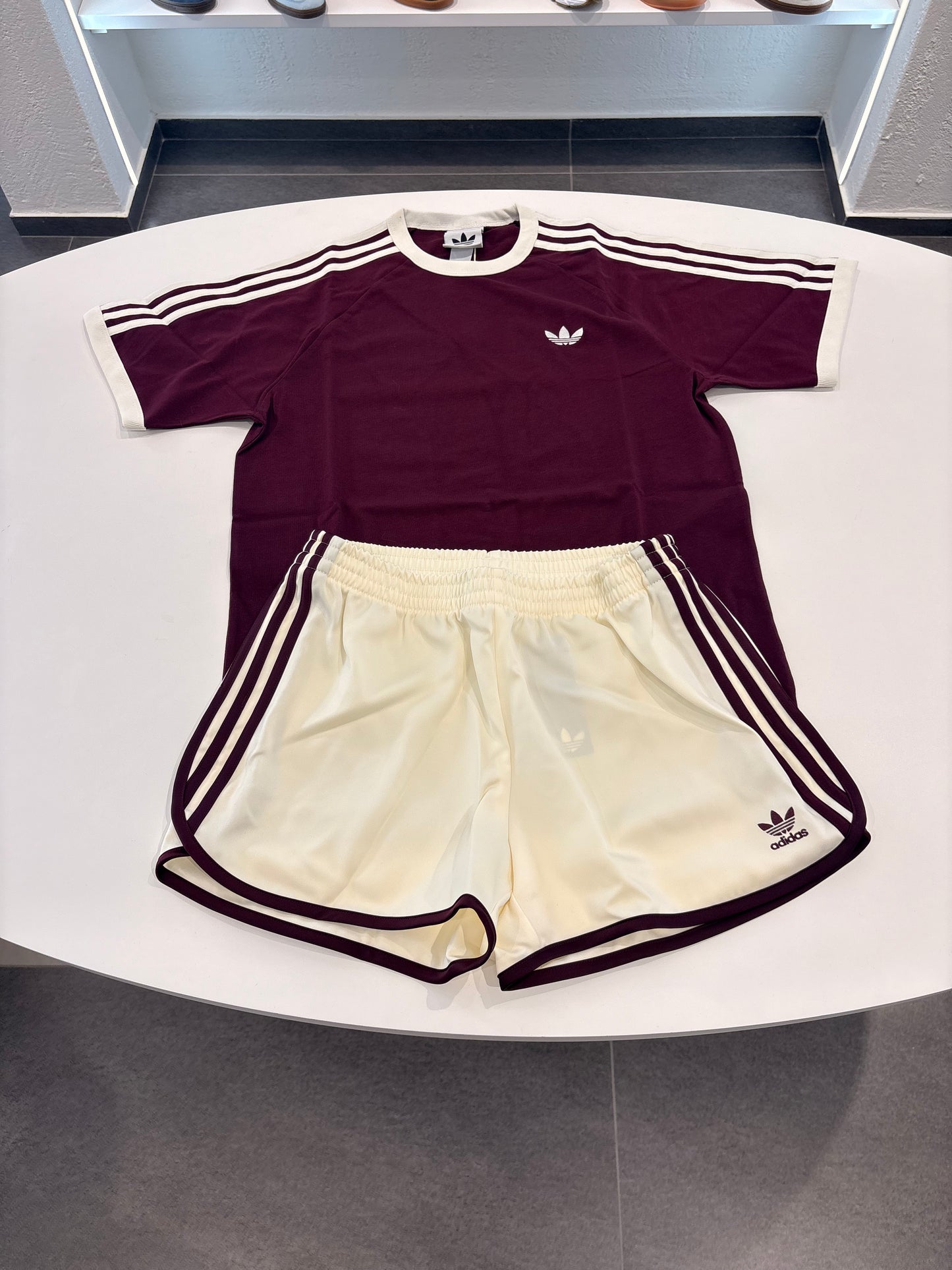Coordinato sprinter bordeaux t-shirt