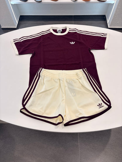 Coordinato sprinter bordeaux t-shirt