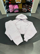 Tuta Nike X zip oversize lilla soft