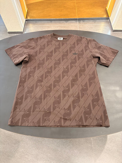 T-shirt brown Adidas monogram