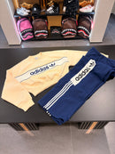 Tuta Adidas crop adiSignature fondo largo donna