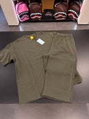 Coordinato Nike NOCTA verde oliva logo Red