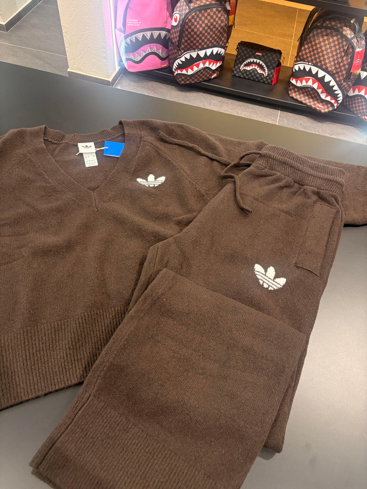 Tuta Adidas tex teddy brown