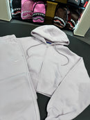 Tuta Nike X zip oversize lilla soft
